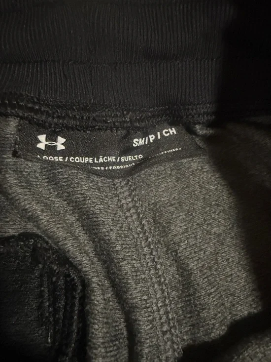 Under Armour Dark Gray Men's Athletic Joggers - Picture 2 of 4